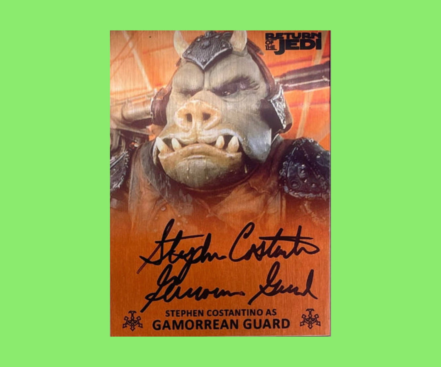 STEPHEN COSTANTINO - GAMORREAN GUARD