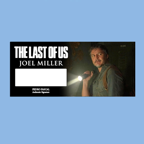 PEDRO PASCAL - MANDALORIAN / LAST OF US - PLAQUES - BRUSHED METAL