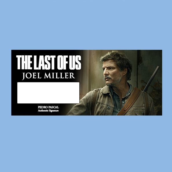 PEDRO PASCAL - MANDALORIAN / LAST OF US - PLAQUES - BRUSHED METAL