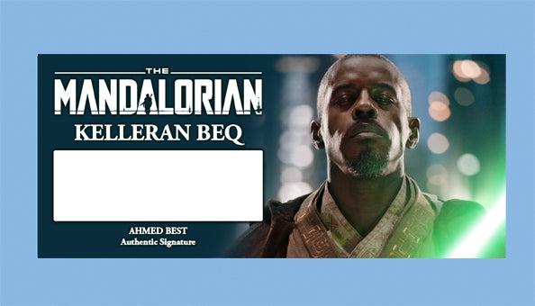 AHMED BEST - JAR JAR BINKS - PLAQUES - BRUSHED METAL