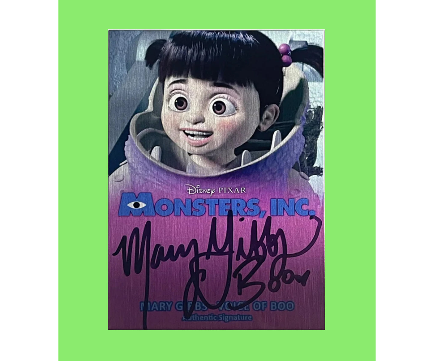 MARY GIBBS - MONSTERS INC. - VOICE OF BOO