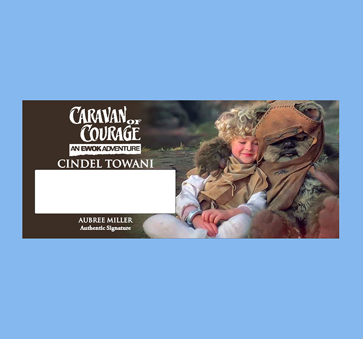 AUBREE MILLER - CINDEL TOWANI - EWOKS & CARAVAN OF COURAGE - BRUSHED METAL
