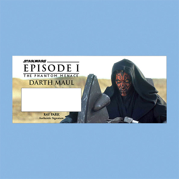 RAY PARK - DARTH MAUL - PLAQUES - BRUSHED METAL