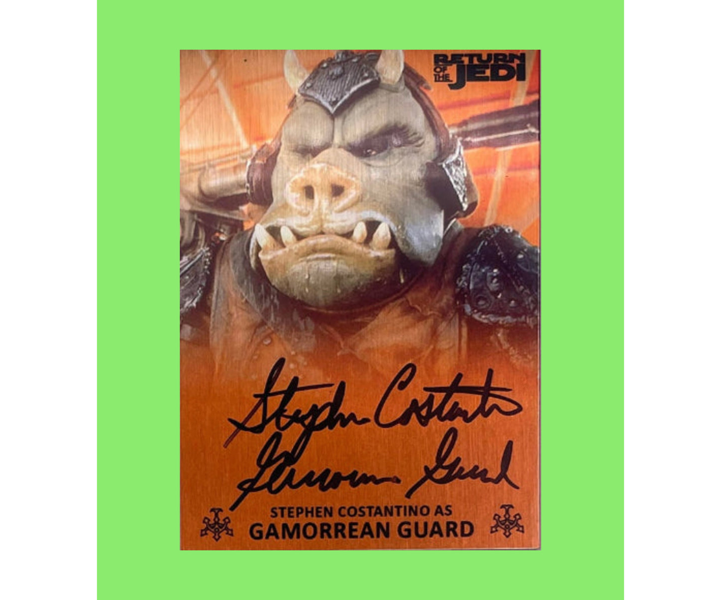 STEPHEN COSTANTINO - GAMORREAN GUARD