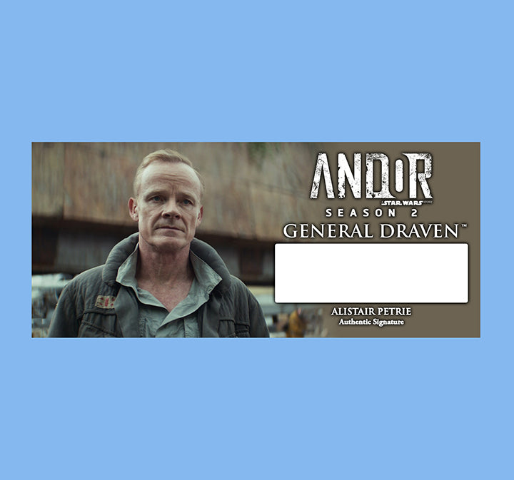 ALISTAIR PETRIE - GENERAL DRAVEN - ANDOR - PLAQUE - BRUSHED METAL