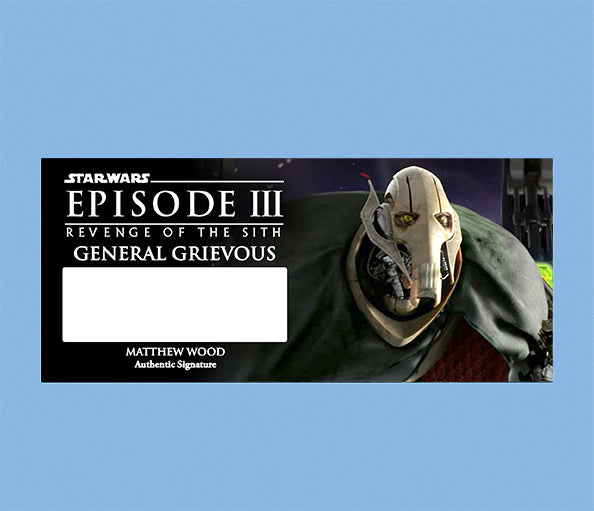 MATTHEW WOOD - GENERAL GRIEVOUS - PLAQUES - BRUSHED METAL