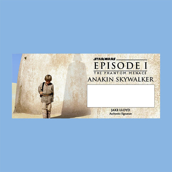 JAKE LLOYD - ANAKIN SKYWALKER - PLAQUES - BRUSHED METAL