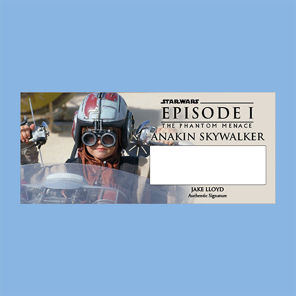 JAKE LLOYD - ANAKIN SKYWALKER - PLAQUES - BRUSHED METAL