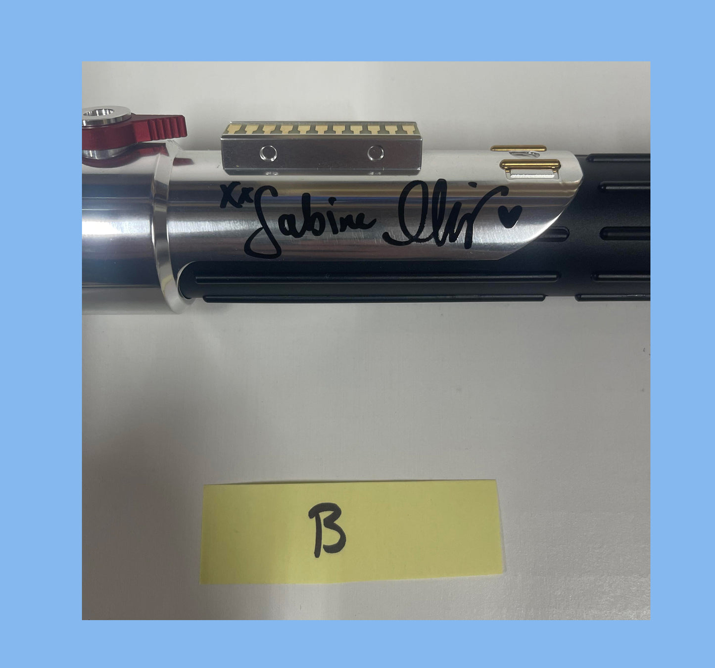 SABINE WREN SIGNED LIGHTSABER PROP - AHSOKA SHOW