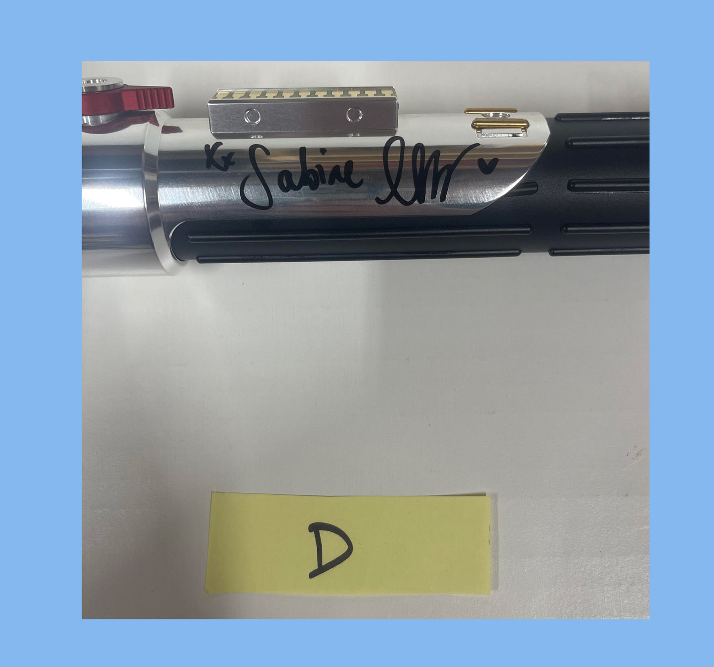 SABINE WREN SIGNED LIGHTSABER PROP - AHSOKA SHOW