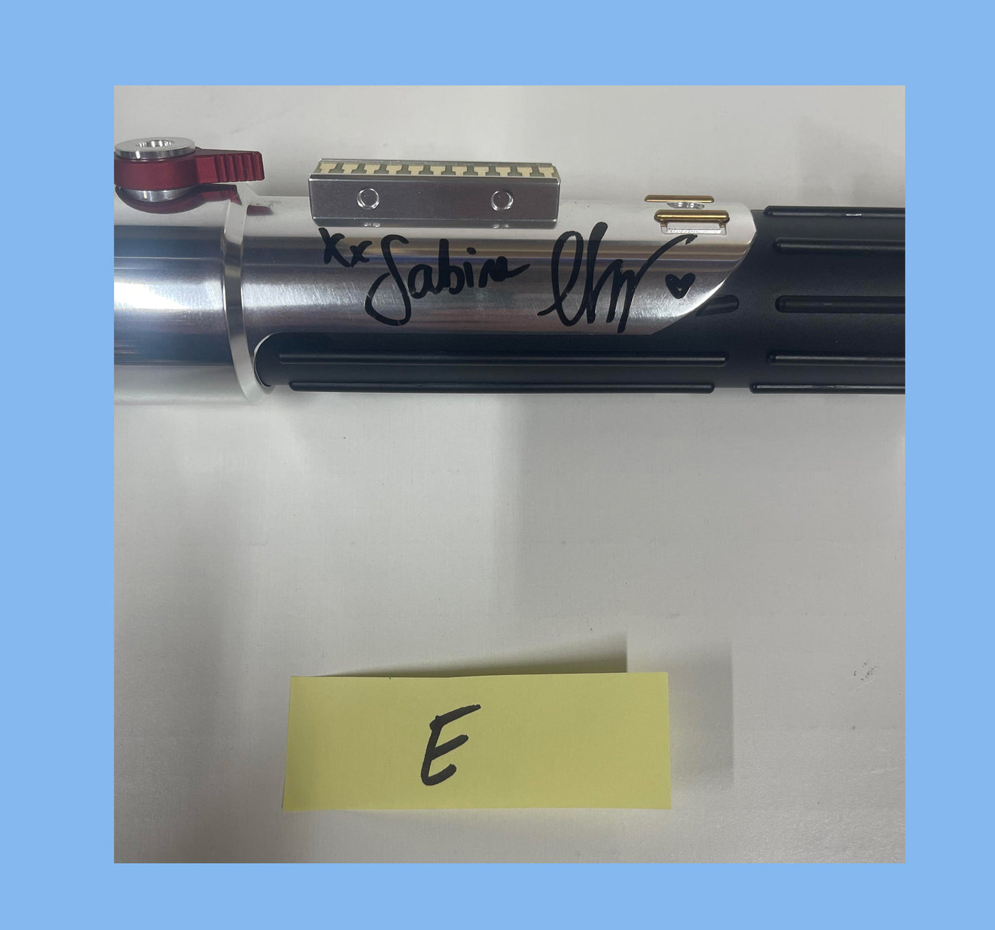 SABINE WREN SIGNED LIGHTSABER PROP - AHSOKA SHOW