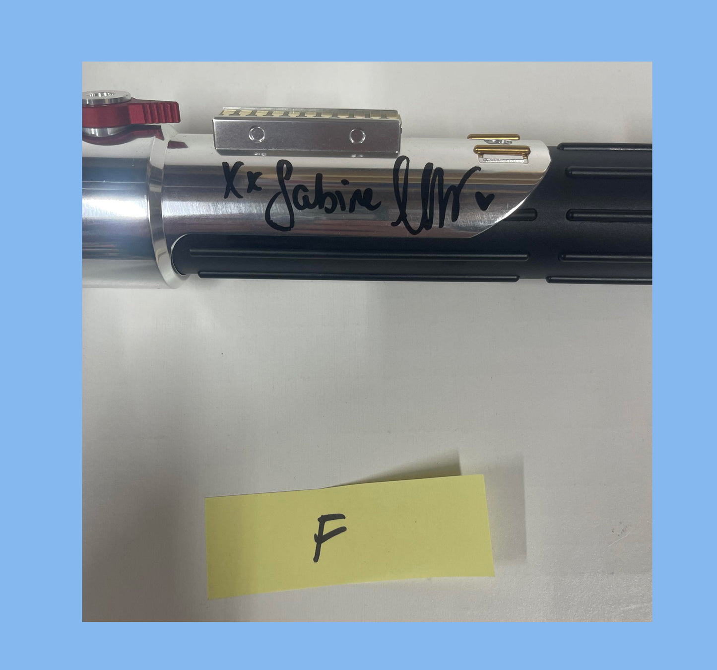 SABINE WREN SIGNED LIGHTSABER PROP - AHSOKA SHOW