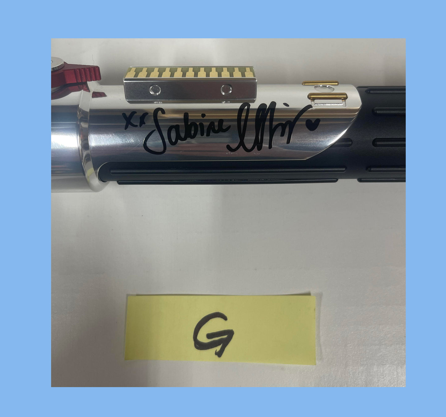 SABINE WREN SIGNED LIGHTSABER PROP - AHSOKA SHOW