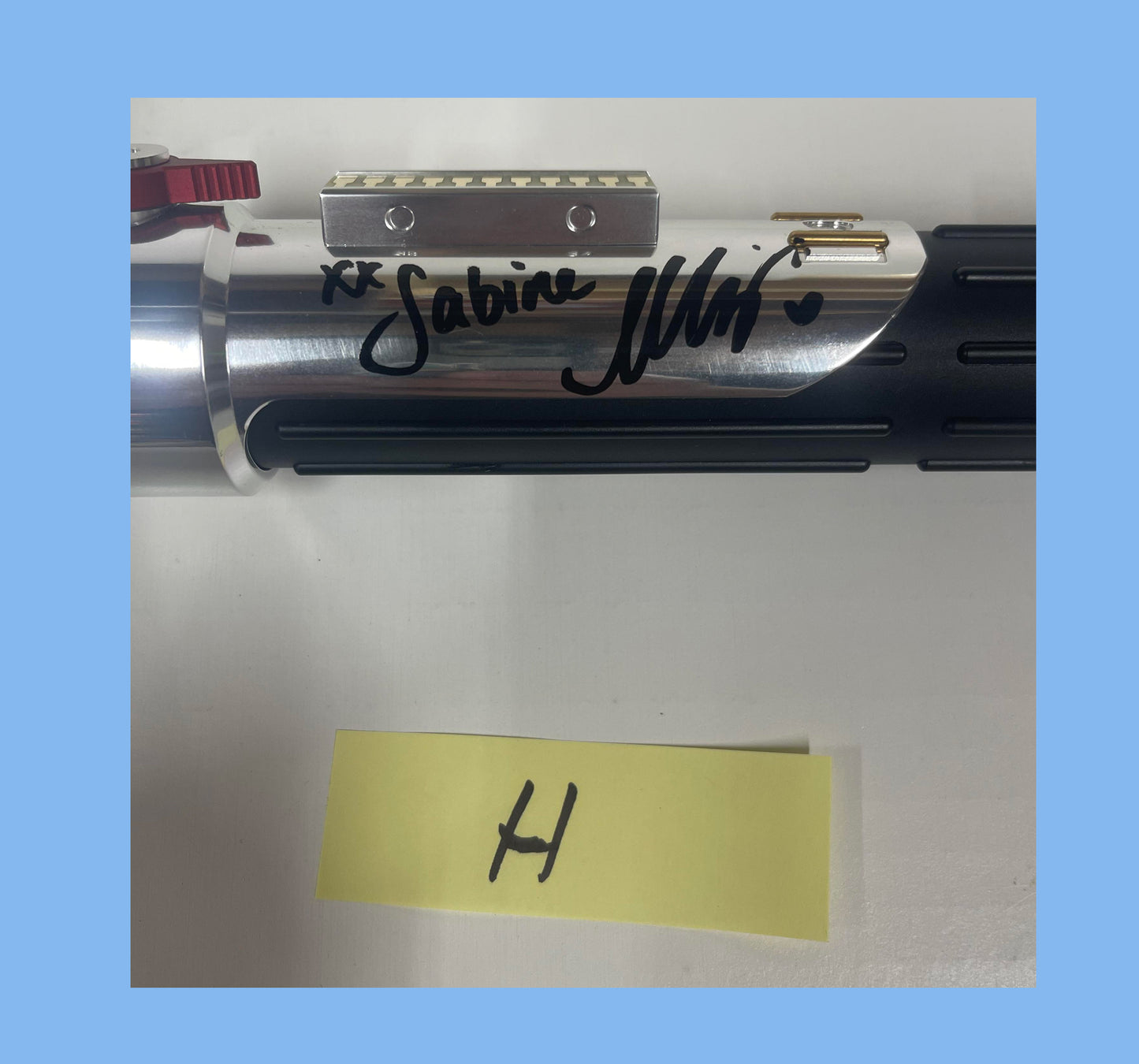 SABINE WREN SIGNED LIGHTSABER PROP - AHSOKA SHOW