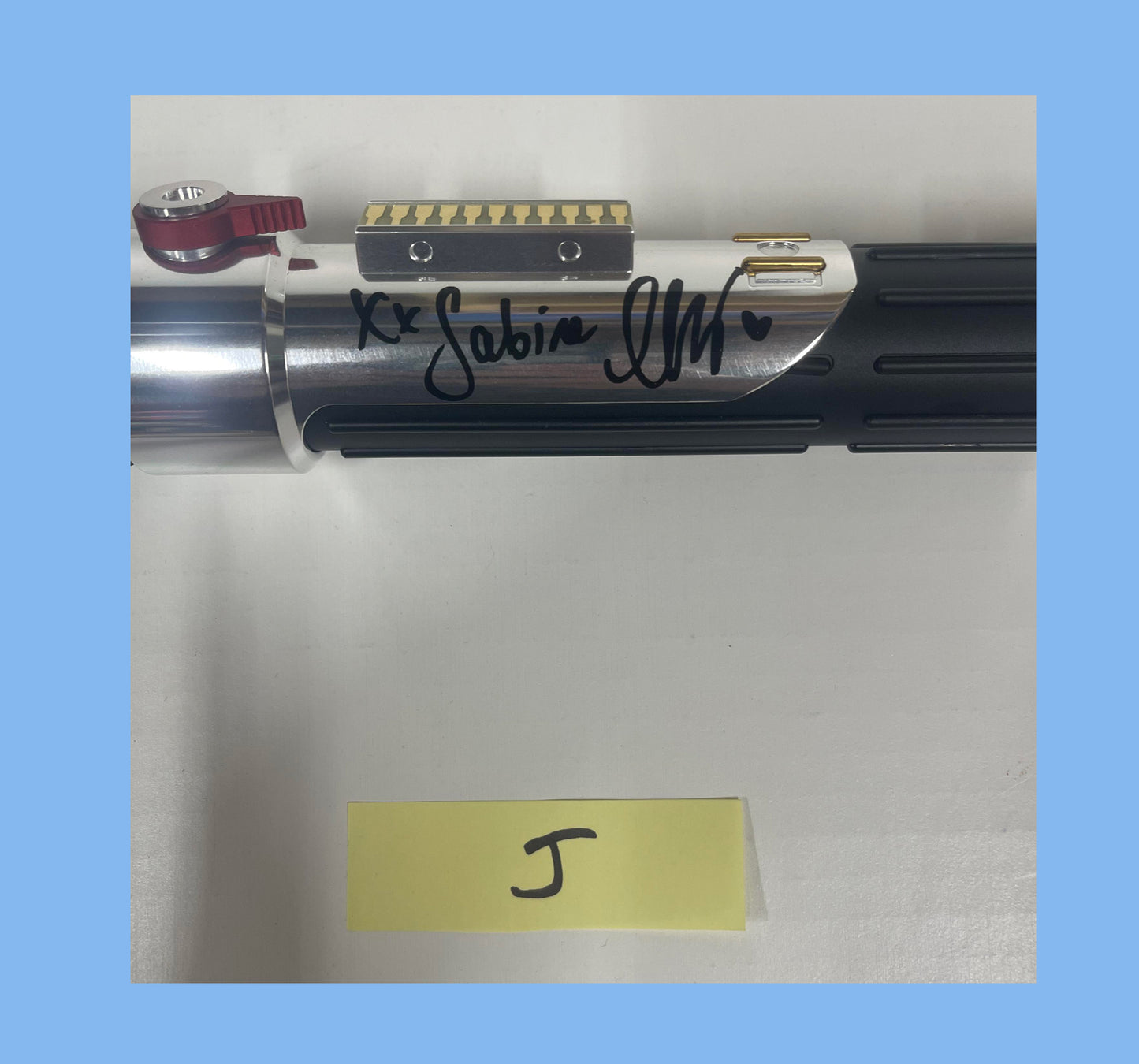 SABINE WREN SIGNED LIGHTSABER PROP - AHSOKA SHOW