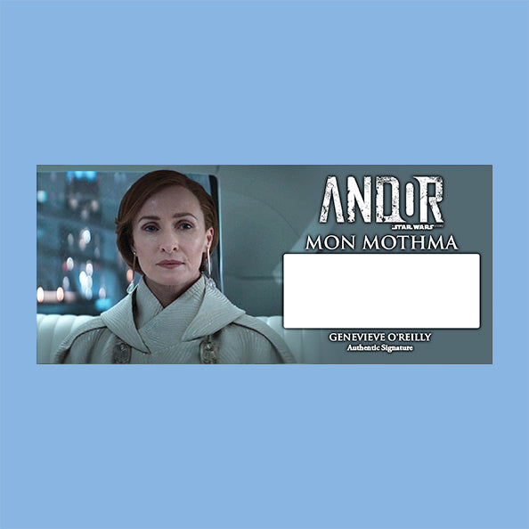 Genevieve O'Reilly - Mon Mothma - ANDOR - PLAQUE - BRUSHED METAL