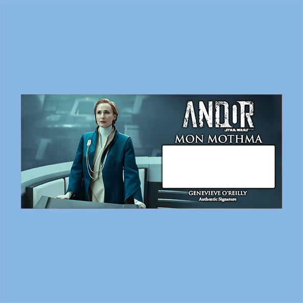 Genevieve O'Reilly - Mon Mothma - ANDOR - PLAQUE - BRUSHED METAL