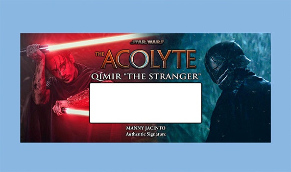 Manny Jacinto - QIMIR - THE STRANGER - PLAQUES - BRUSHED METAL