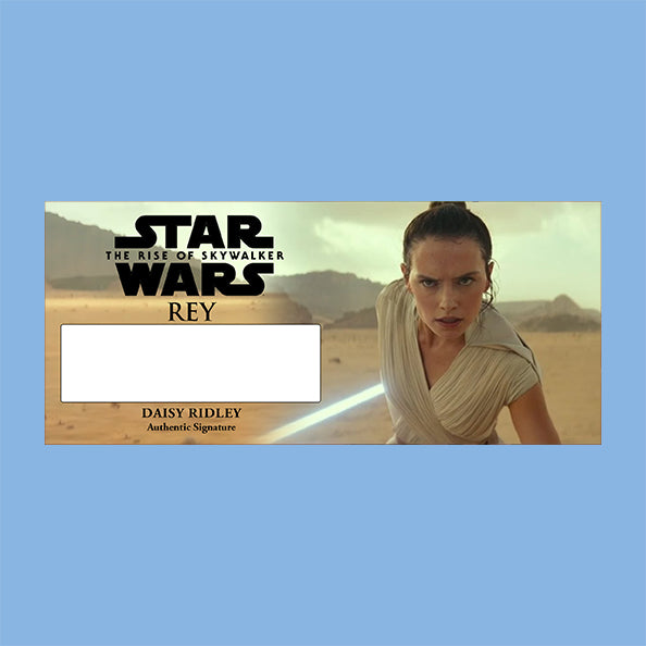 DAISY RIDLEY - REY - PLAQUES - BRUSHED METAL