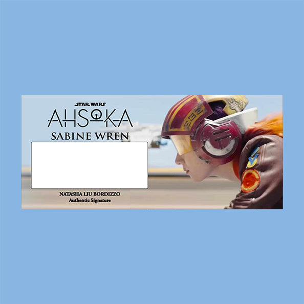 Natasha Liu Bordizzo - SABINE WREN - AHSOKA - PLAQUE - BRUSHED METAL