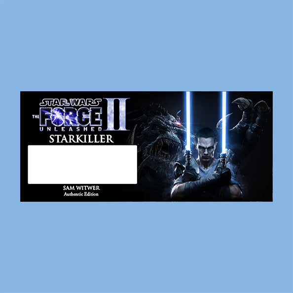 SAM WITWER - STARKILLER - PLAQUES - BRUSHED METAL