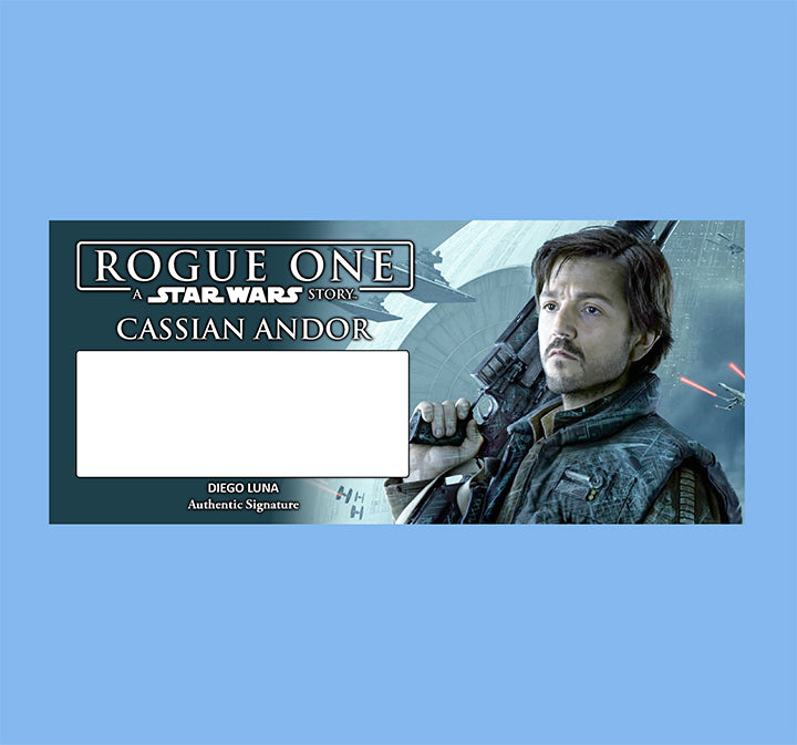 Diego Luna - CASSIAN ANDOR - PLAQUES - BRUSHED METAL