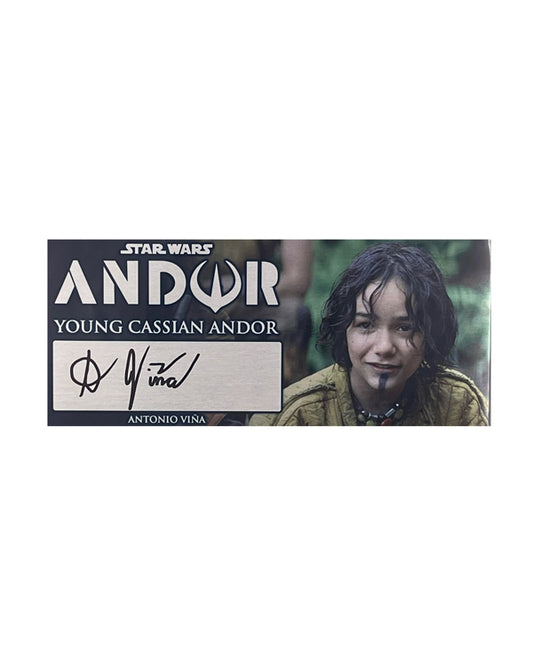 ANTONIA VIÑA - YOUNG CASSIAN ANDOR - ANDOR TV SHOW - 3X7 PLAQUE
