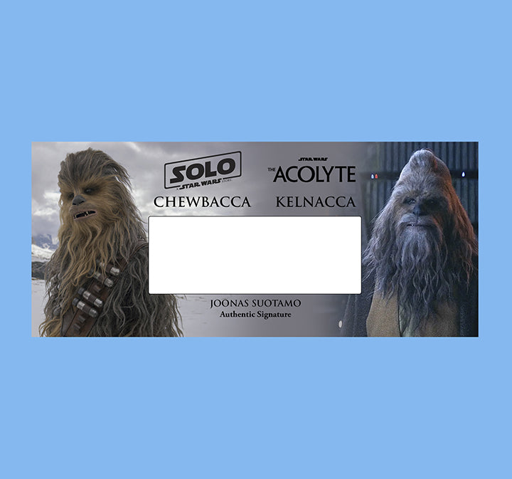 JOONAS SUOTAMO - CHEWBACCA - SOLO - PLAQUE - BRUSHED METAL
