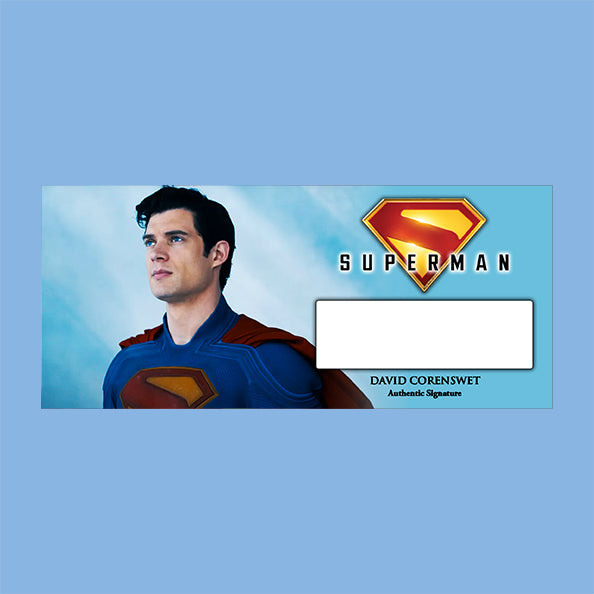 DAVID CORENSWET - SUPERMAN - PLAQUES - BRUSHED METAL