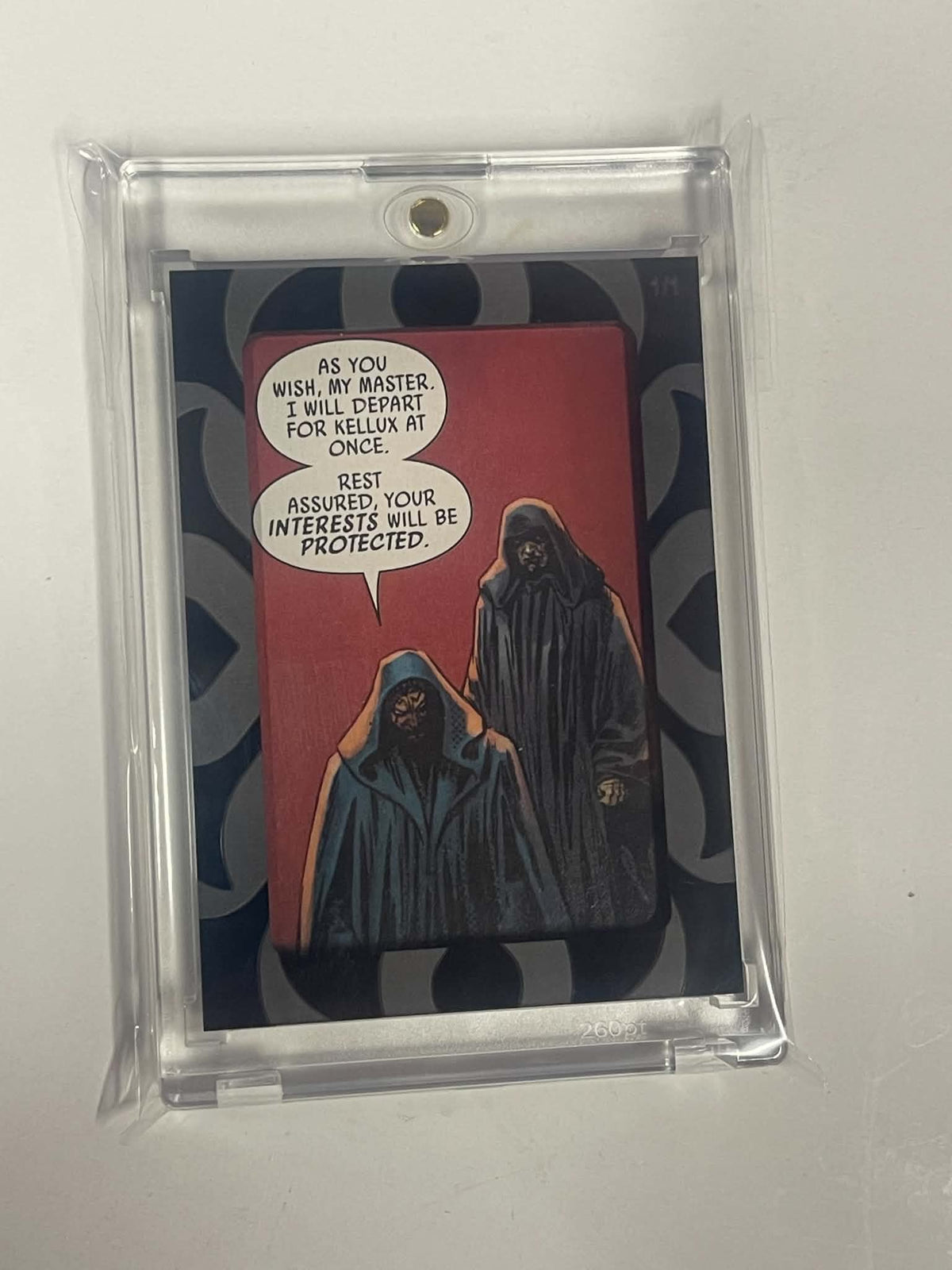 Comic Book Trading Card Cut