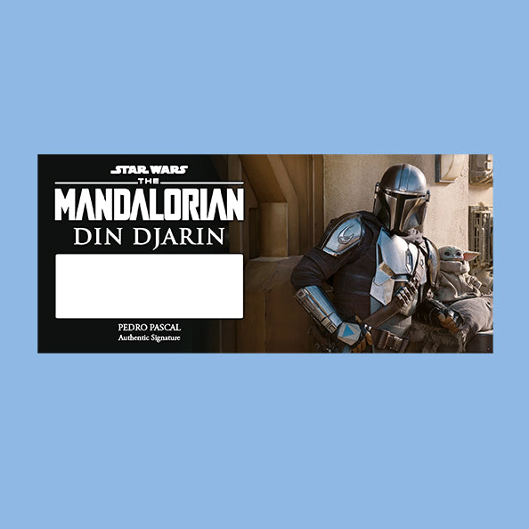 PEDRO PASCAL - MANDALORIAN / LAST OF US - PLAQUES - BRUSHED METAL