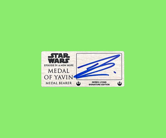 DEREK LYONS - MEDAL OF YAVIN