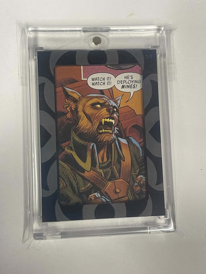 Comic Book Trading Card Cut