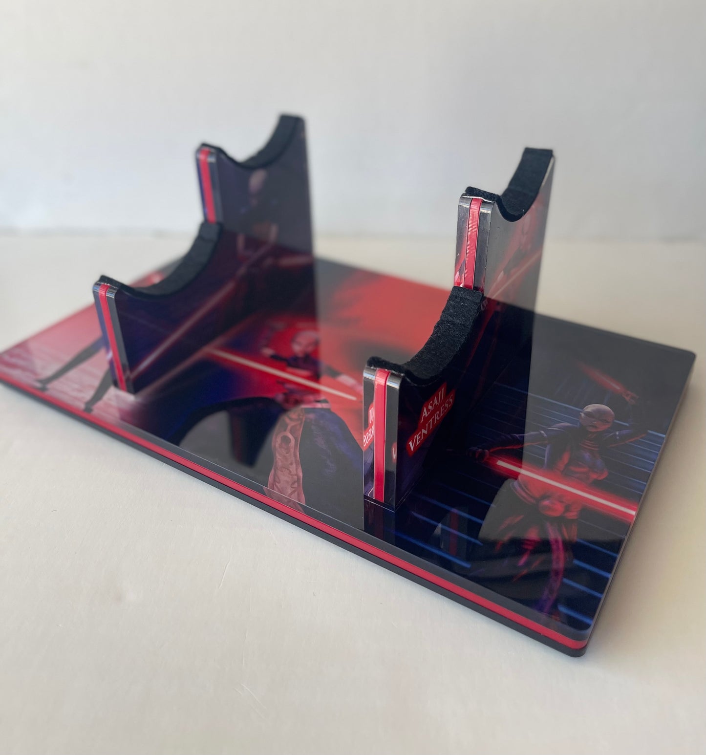 STAR WARS IMAGE LIGHTSABER STAND - ASAJJ VENTRESS - DUAL