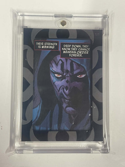 Comic Book Trading Card Cut