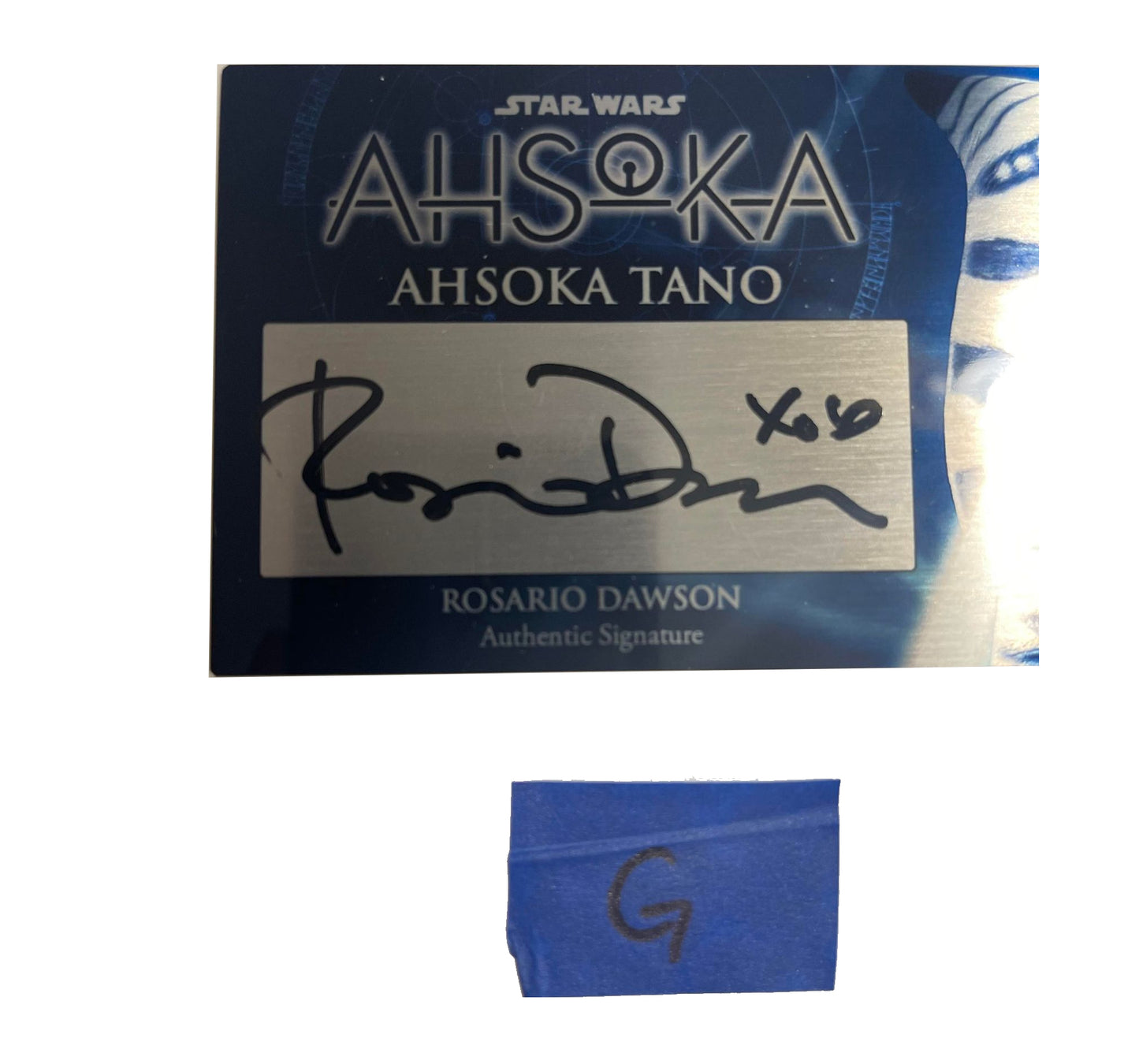 ROSARIO DAWSON - AHSOK ATANO - AHSOKA TV SHOW - 3X7 PLAQUE