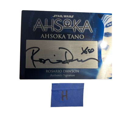 ROSARIO DAWSON - AHSOK ATANO - AHSOKA TV SHOW - 3X7 PLAQUE
