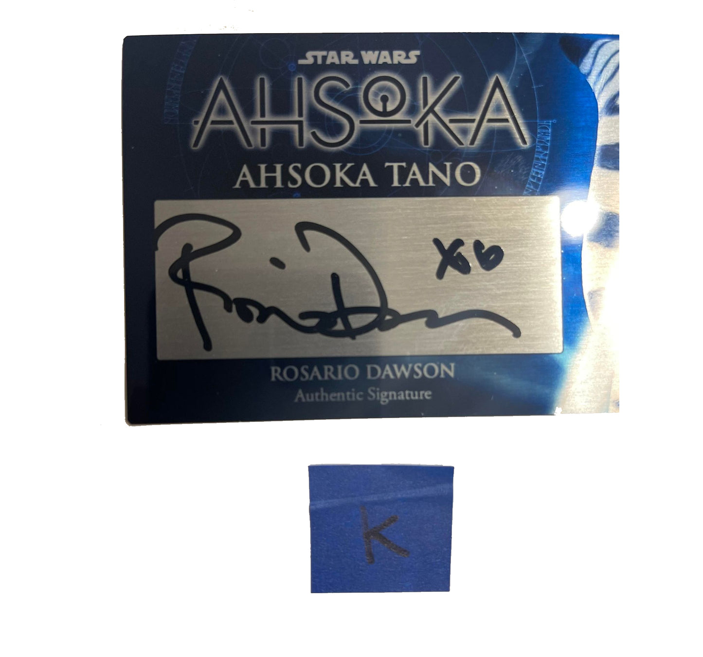 ROSARIO DAWSON - AHSOK ATANO - AHSOKA TV SHOW - 3X7 PLAQUE