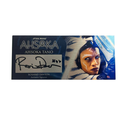ROSARIO DAWSON - AHSOK ATANO - AHSOKA TV SHOW - 3X7 PLAQUE