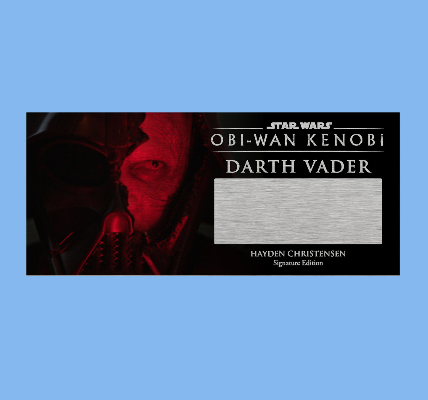 HAYDEN CHRISTENSEN - ANAKIN SKYWALKER - PLAQUES - BRUSHED METAL