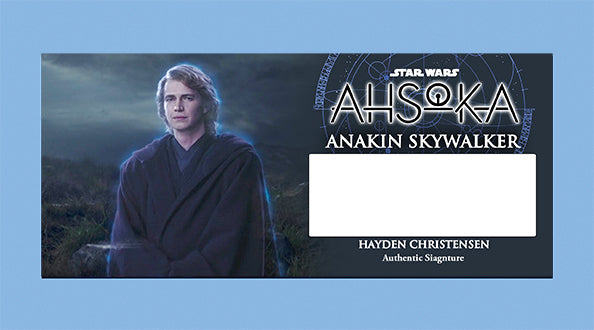 HAYDEN CHRISTENSEN - ANAKIN SKYWALKER - PLAQUES - BRUSHED METAL