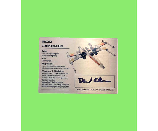 DAVID ANKRUM - WEDGE ANTILLES - X-WING SPECS