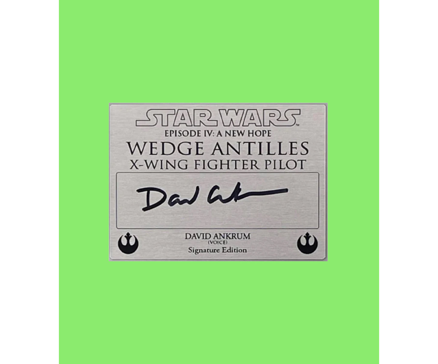 DAVID ANKRUM - WEDGE ANTILLES - X-WING