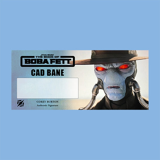 COREY BURTON - CAD BANE - PLAQUES - BRUSHED METAL
