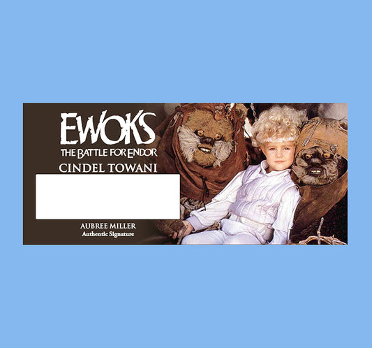 AUBREE MILLER - CINDEL TOWANI - EWOKS & CARAVAN OF COURAGE - BRUSHED METAL
