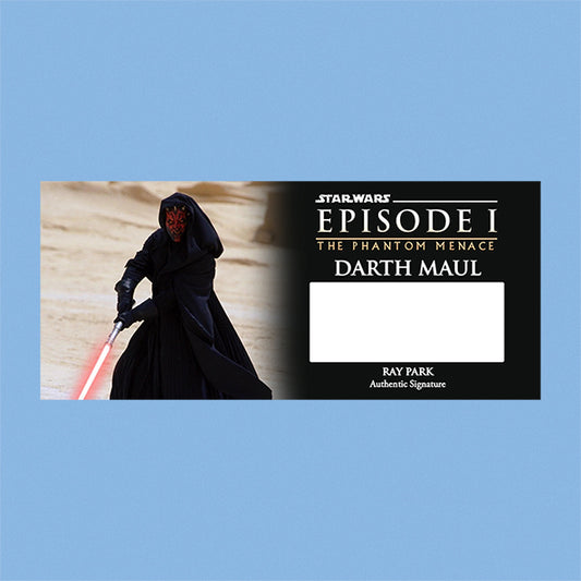 RAY PARK - DARTH MAUL - PLAQUES - BRUSHED METAL
