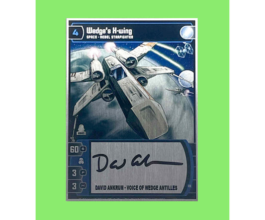 DAVID ANKRUM - WEDGE ANTILLES - X-WING TCG - BLUE