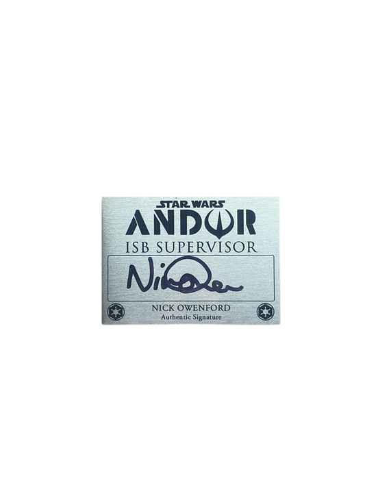 NICK OWENFORD - ISB SUPERVISOR - ANDOR - 2.5x3.5 PLAQUE
