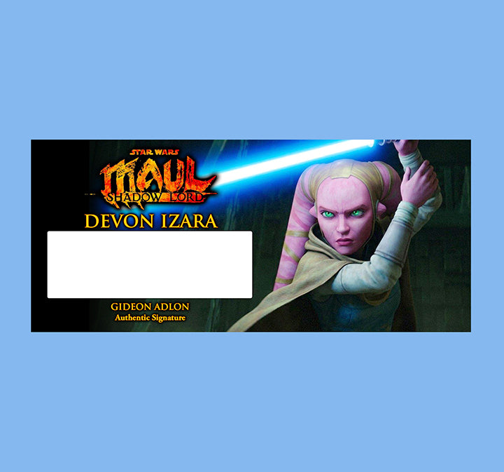 GIDEON ADLON -  DEVON IZARA - MAUL SHADOW LORD - BRUSHED METAL