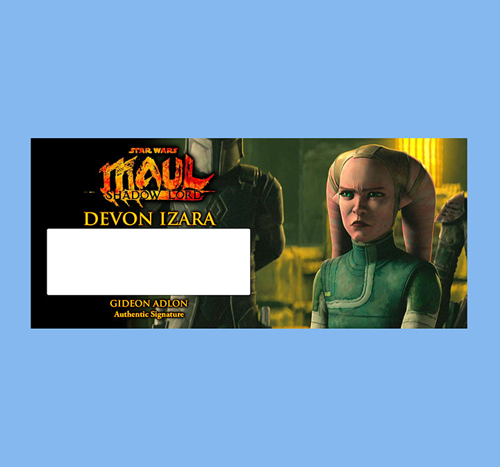 GIDEON ADLON -  DEVON IZARA - MAUL SHADOW LORD - BRUSHED METAL
